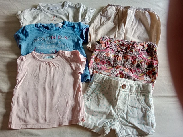 Lot De Vêtements Fille - Taille 6 Mois - Multicouleur - Occasion Très Bon état - Bon état Général