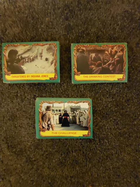 Indiana Jones Raiders Of The Lost Ark 1981 Trading Cards