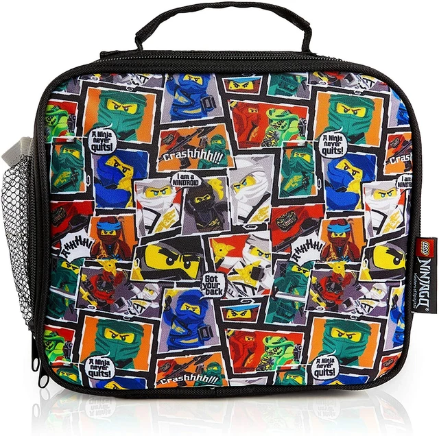 LEGO NINJAGO INSULATED Lunch Bag with Handle for School Boys Girls