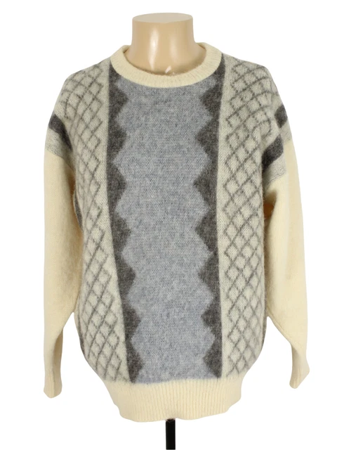 SAMBAND OF ICELAND Sweater 100% Wool Mens Small Pullover Crewneck