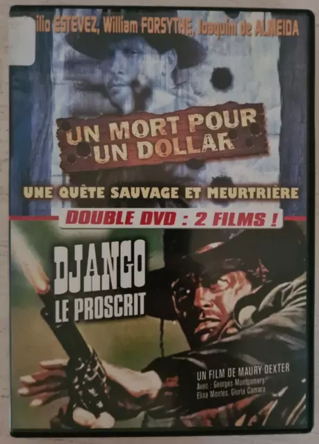 DVD Un Mort pour Un Dollar - Django Le proscrit - Double DVD : 2 films!