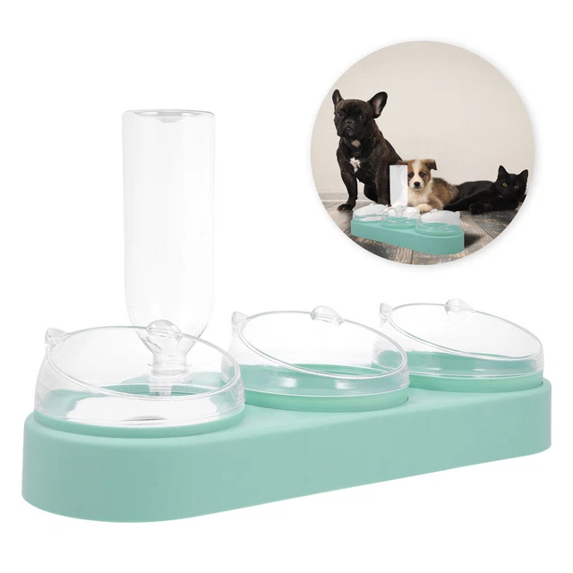 Bequemer Katzen-Feeder Triple-Bowl Design PET-Feeder Automatische
