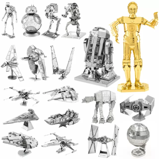 Metal Earth Star Wars Miniature Metal Models Kit Gift Laser Cut Official DIY UK