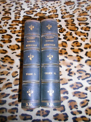 1865 TROUSSEAU MEDICINA EPILESSIA CLINIQUE MÉDICALE DE L'HOTEL-DIEU DE PARIS 