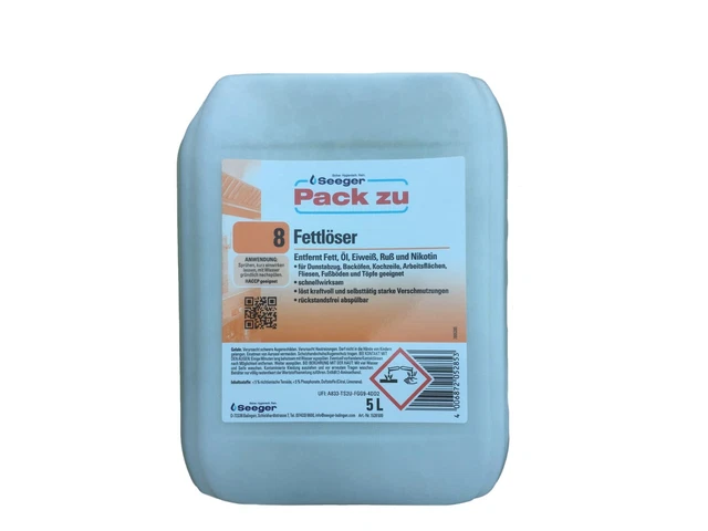 Seeger, Pack zu 50, Allzweck Reiniger, Universalreiniger, 1L Seeger, Pack zu 50, Allzweck Reiniger, Universalreiniger, 1L