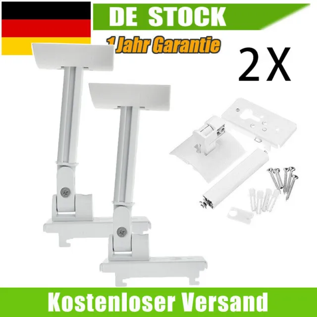 2x Wand Halter Deckenhalterung Halterung Für Bose UB 20 Lautsprecher 2II Weiß DE