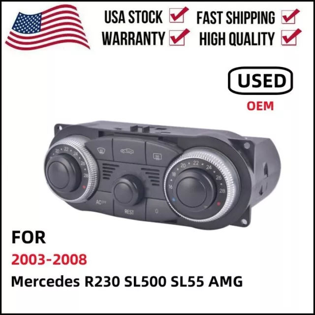 AC Heater Climate Control 2308300685 For 03-08 Mercedes R230 SL500 SL55 AMG