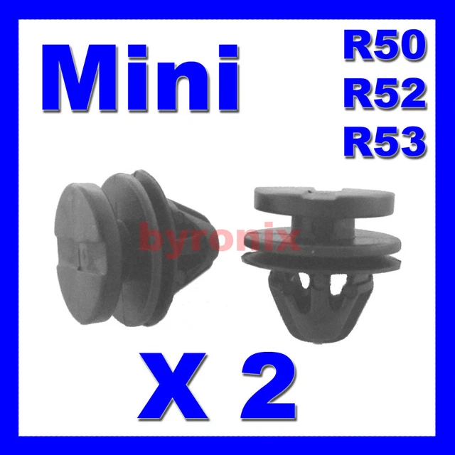 BMW MINI REAR Wheel Arch Trim Clips Fasteners One S Cooper R50 R52 R53 ...
