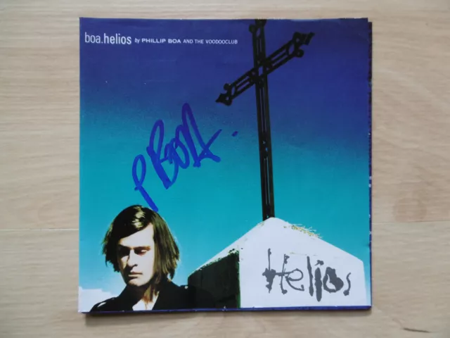 Phillip Boa Autogramm signed CD Booklet "Helios"