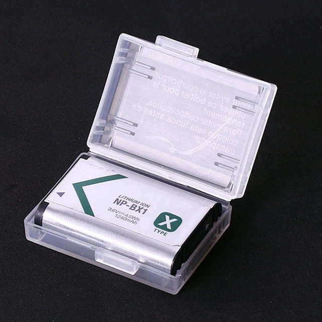 Custodia cover protezione batteria fotocamera organizer per Sony NPBX1 NPBY1