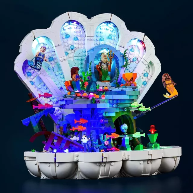 Licht Kit für LEGO Disney The Little Mermaid Royal Clamshell 43225 (Standard)