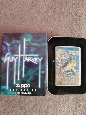 Guy Harvey  Bass & Bait  HARD to FIND Zippo Lighter Brand New