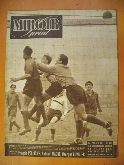 FOOT LILLE/O.M. REIMS/MONTPELLIER CYCLISME PELISSIER N° 91