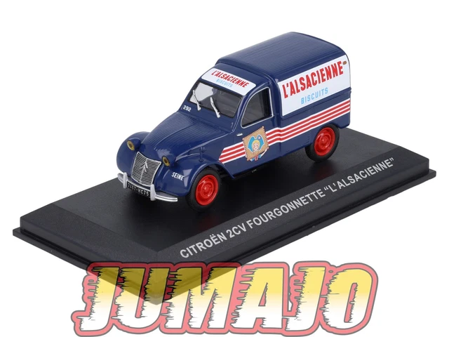 Miniature CITROËN 2CV Pick-up Butagaz - Échelle 1/43 - Ixo/Altaya - Bleu - Parfait état
