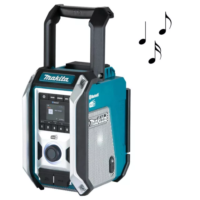 makita DMR115 Baustellenradio blau, schwarz