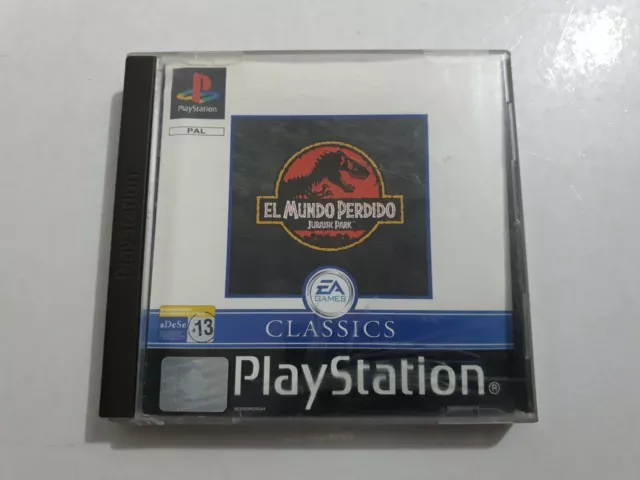 ACEPTABLE LEER➡️Jurassic Park:El mundo perdido PS1 pal ESPAÑA COMPLETO👇