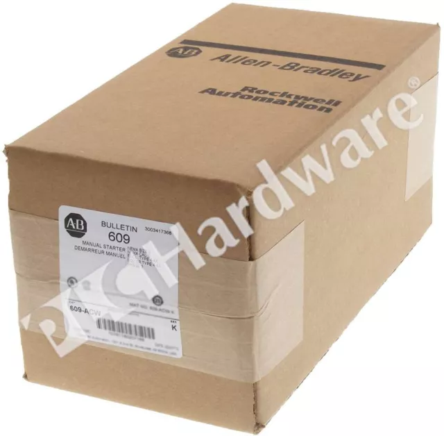 Surplus Sealed Allen Bradley 609-ACW /K Manual Starting Switch Push Button 3PH