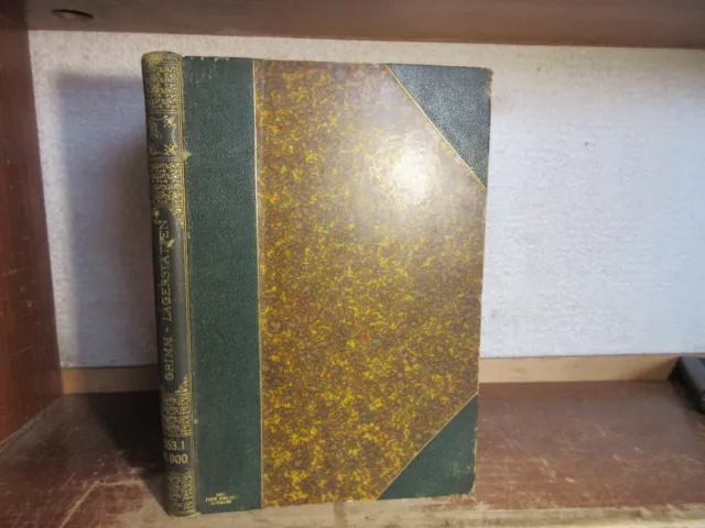 Old GEOLOGY DEPOSIT OF MINERALS Leather Book 1869 GOLD SILVER ZINC METAL SCIENCE