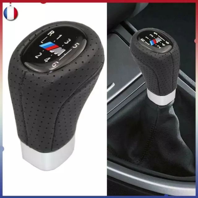 Pommeau Levier de Vitesse 6 pour BMW 1 3 5 6 Series E60 E87 E90 E92 X3 X5