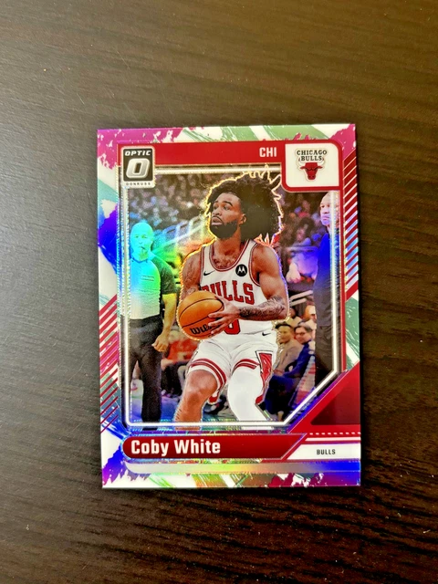 2019 PRIZM BULLS Star - COBY WHITE Rookie RC Basketball Card PSA 9