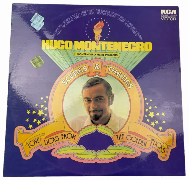 Hugo Montenegro Scenes & Themes Vinyl Record 12” 33RPM APLI-0025 RCA Victor 1972