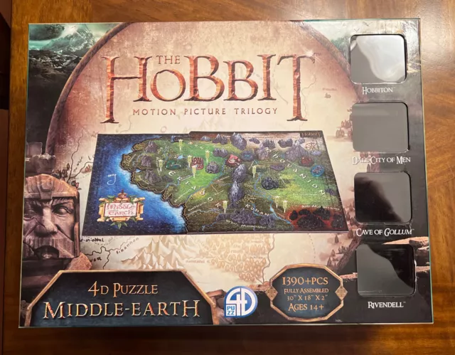 THE HOBBIT - 4D Jigsaw Puzzle of Middle-Earth - 1390 Pieces