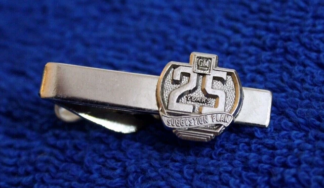 GM General Motors Tie Clasp Badge Accessory Buick Olds Cadillac Pontiac Chevy