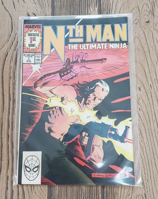 Nth Man The Ultimate Ninja Comic Book Issue #1 Marvel Comics 1989