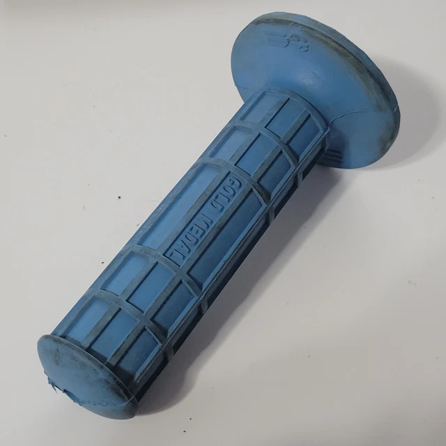 Poignées BMX OGK Mach Japan Vintage - Bleues, 22mm & 25mm, Neuves Old School