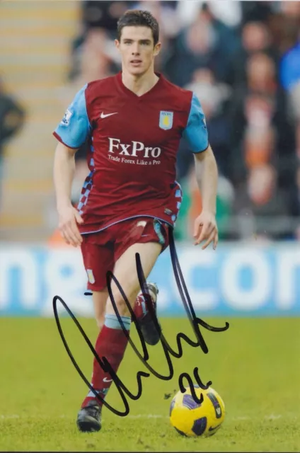 Ciaran Clark Hand Signed 6X4 Photo - Football Autograph - Aston Villa.