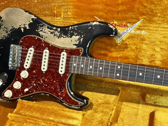 Fender CS MBD Limited 1963 Stratocaster Heavy Relic Black Dale Wilson