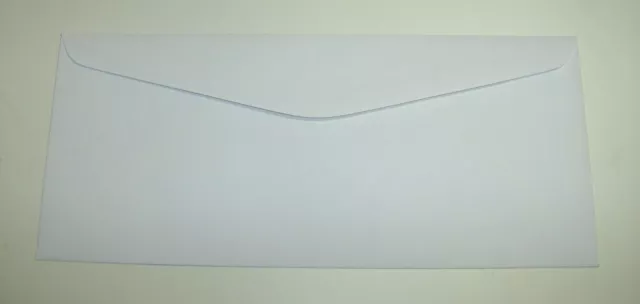 1,000 Printed Window Envelopes, Custom #10 White, Black Ink, 1-side 3