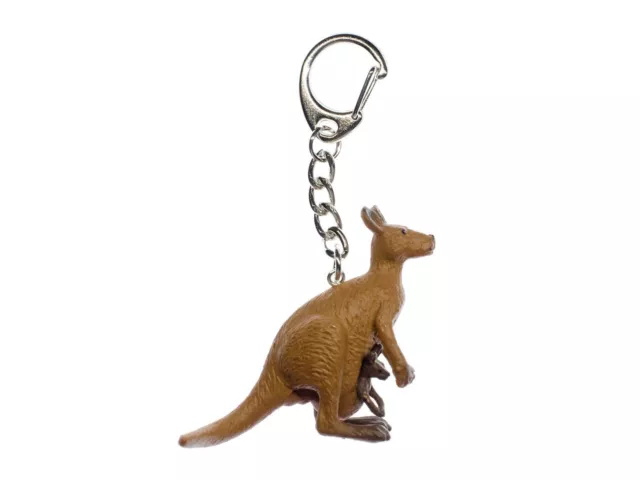 Känguru Schlüsselanhänger Miniblings Anhänger Schlüsselring Australien Gummi