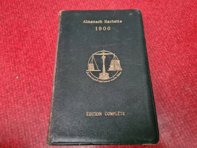 : Almanach Hachette 1900/état d'usage