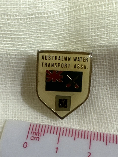 VINTAGE AUSTRALIAN WATER Transport ASSN Badge $40.00 - PicClick AU