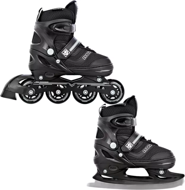 Roller en ligne Drill + patin à glace Adulte - Enfant Mixte taille ajustable Ra