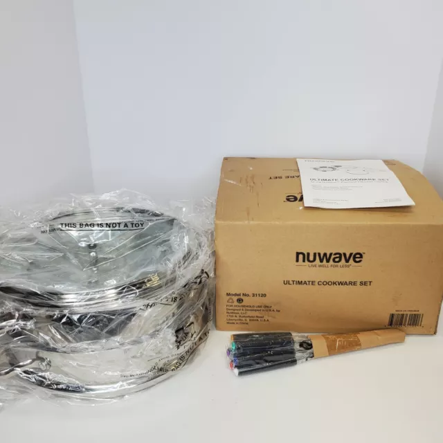 Nuwave Precision Induction Ultimate Cookware Set | Model 31120 Complete