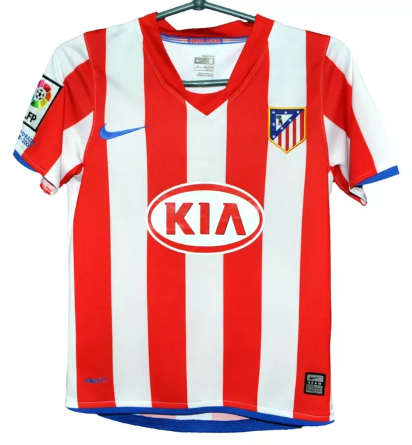 Atletico Madrid 2008/2009 Home Football Shirt Jersey Nike S Kids