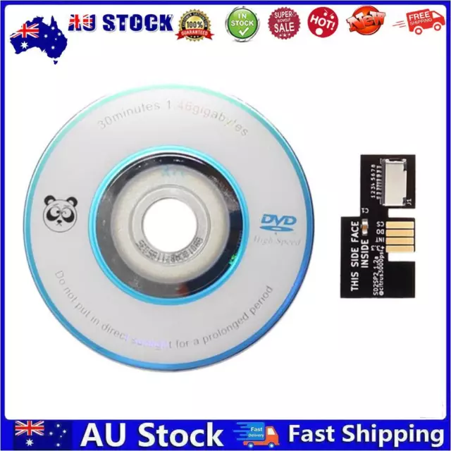 AU SD2SP2 Adapter TF Card Reader Replace + Swiss Boot Disc Mini DVD (for PAL)