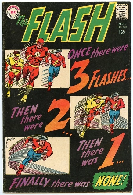 Flash Vol 1 #173 (DC Comics 1967) Flash Kid Flash G.A. Flash
