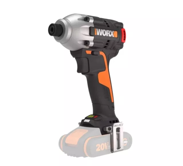 WORX WX261.9 20V Cordless Brushless Impact Driver Bare Unit 1/4" Hex 260Nm