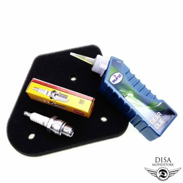 Insepktion Set - Luftfilter + Getriebeöl + Zündkerze für Yamaha Aerox