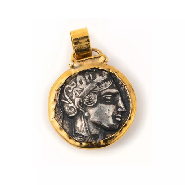 Athena Pendant, Greek Goddess, Goddess Athena Jewelry, Ancient Greek Jewelry