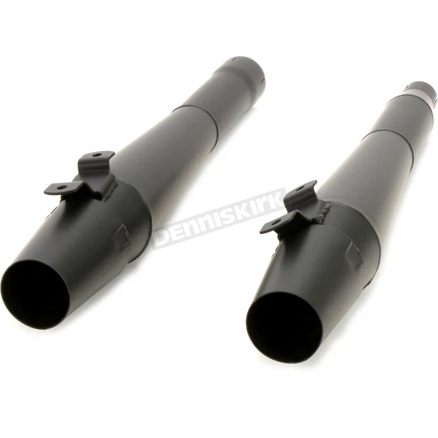 Thunderheader Black Thundercone Slip-On Mufflers - 1066B (no ship to CA)