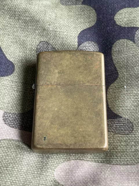 1994 Vintage Zippo Lighter Solid Brass - Made in Bradford, USA