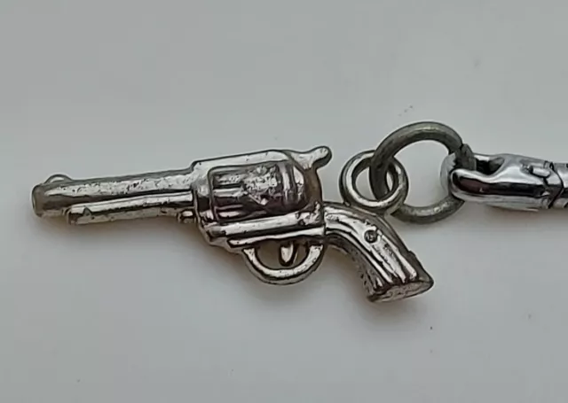 357 Revolver Pistol Weapon Gun Model Metal Keyring Keychain Mini Key Ring  Chain - Helia Beer Co