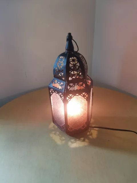 Moroccan Style Bohemian Colourful Table Bedside Lamp