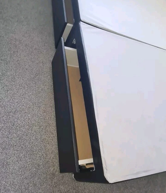 DOUBLE BED FRAME with storage Drawers £27.00 PicClick UK