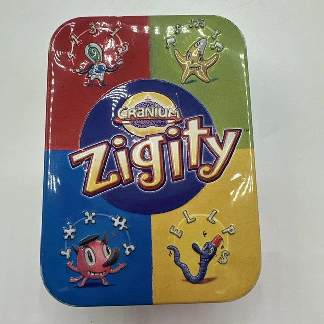 CRANIUM ZIGITY CARD Game 2005 Complete with 80s Cards and Instructions