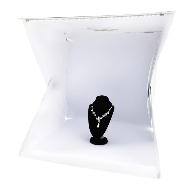 40 cm caja de luz LED estudio fotográfico luz carpa fotográfica cubo de luz carpa foto caja cubo